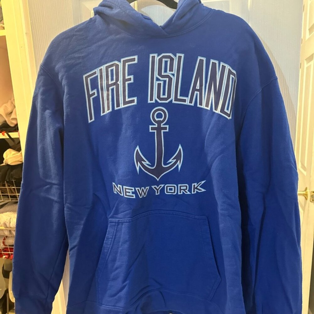 Fire Island Blue XL Hoodie